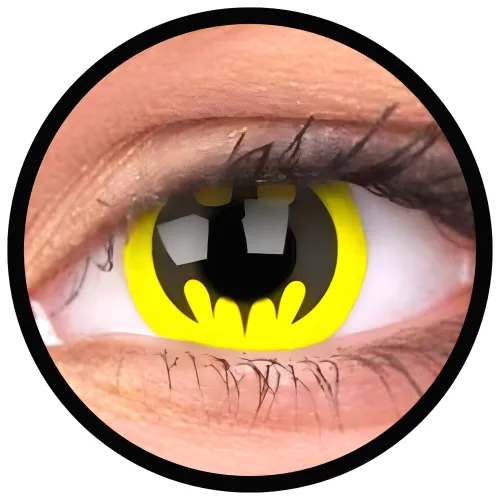 ColourVue Crazy čočky - Batman (2 ks roční) - nedioptrické, doprodej