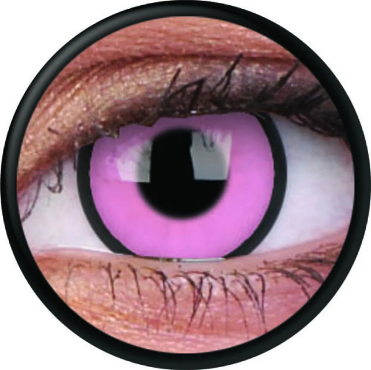 ColourVue CRAZY ČOČKY - Hot Pink (2 ks tříměsíční) - nedioptrické - doprodej