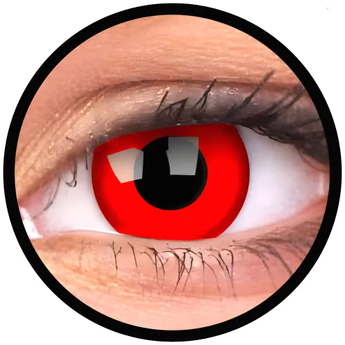 ColourVue Crazy čočky - Red Devil (2 ks tříměsíční) - nedioptrické