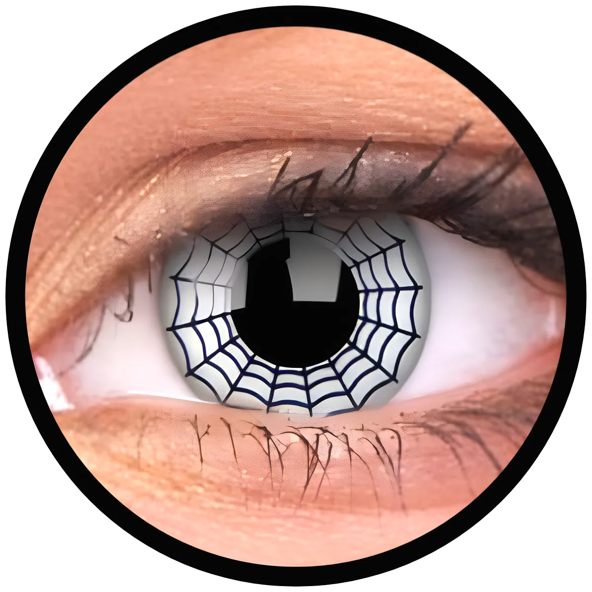 ColourVue Crazy čočky - Spider (2 ks roční) - nedioptrické, doprodej