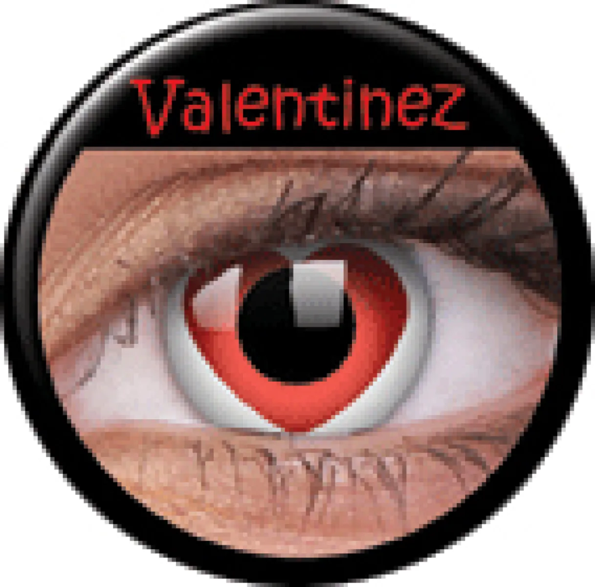 ColourVue Crazy čočky - Valentinez (2 ks roční) - nedioptrické - exp.12/2019
