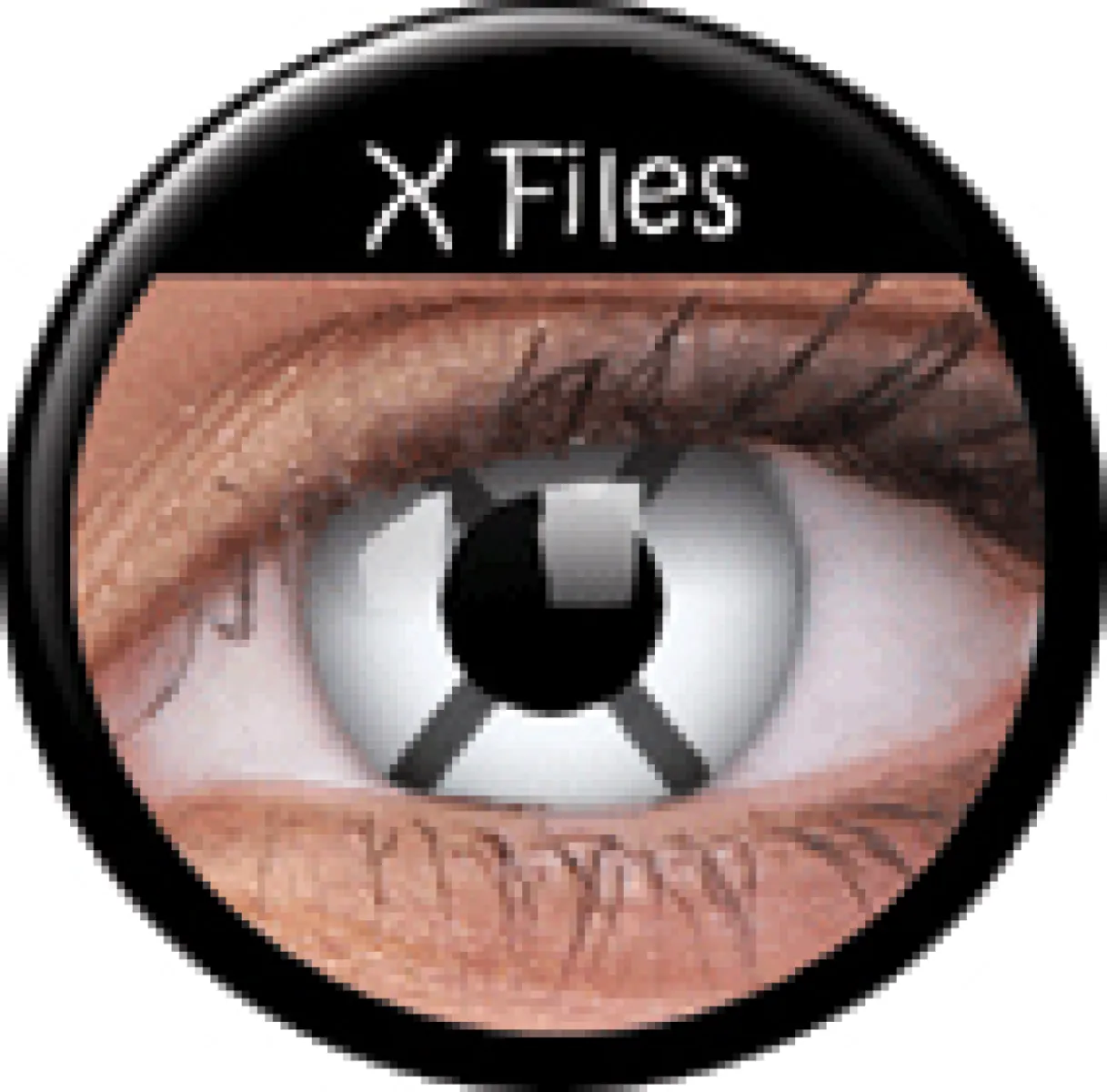ColourVue Crazy čočky - X Files (2 ks roční) - nedioptrické