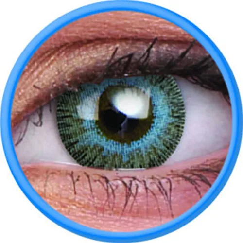 ColourVue Fusion - Grey Blue (2 čočky tříměsíční) - nedioptrické, doprodej