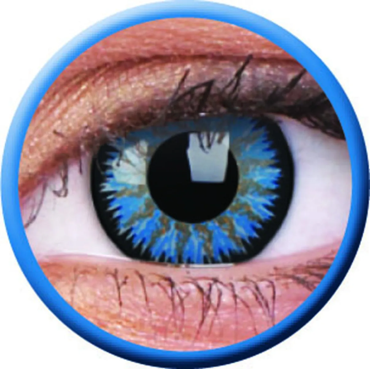 ColourVue Glamour - Aqua (2 čočky tříměsíční ) - dioptrické, doprodej