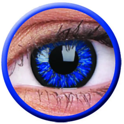 ColourVue Glamour - Blue (2 čočky tříměsíční) - dioptrické, doprodej