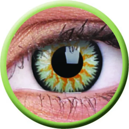 ColourVue Glamour - Green (2 čočky tříměsíční) - dioptrické, doprodej