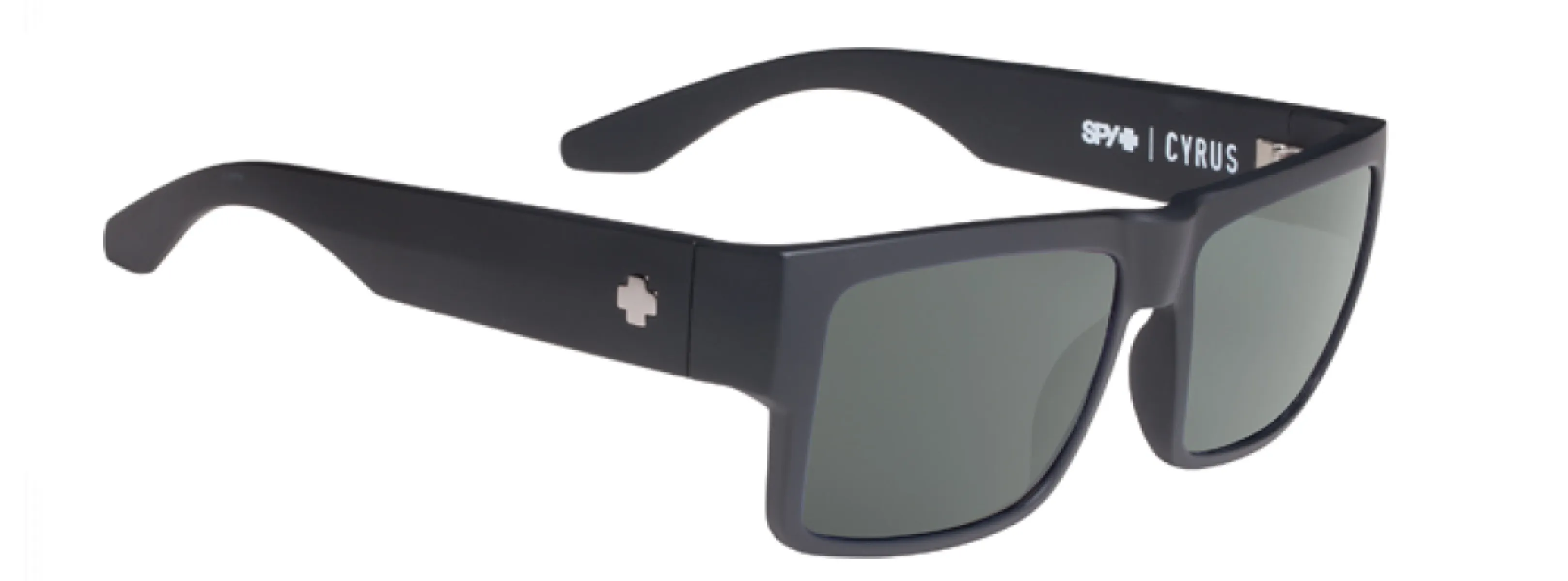 SPY sluneční brýle CYRUS Soft Mt.Black - Grey green / Happy polar